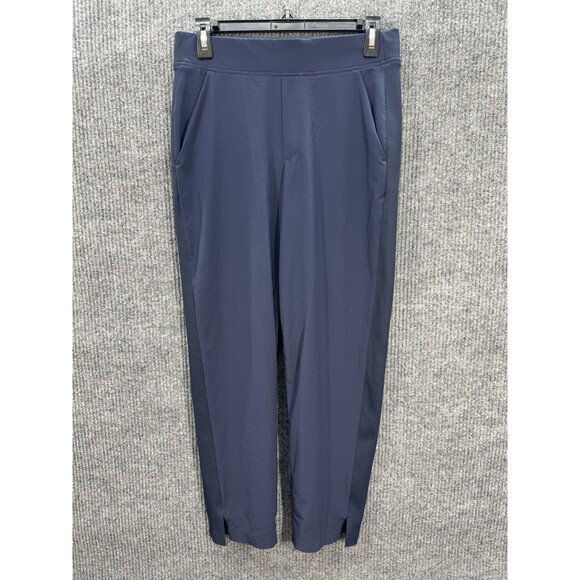 Athleta Brooklyn Mid Rise Ankle Pant Womens 4 Navy Lightweight Stretch Pull On - Picture 2 of 11